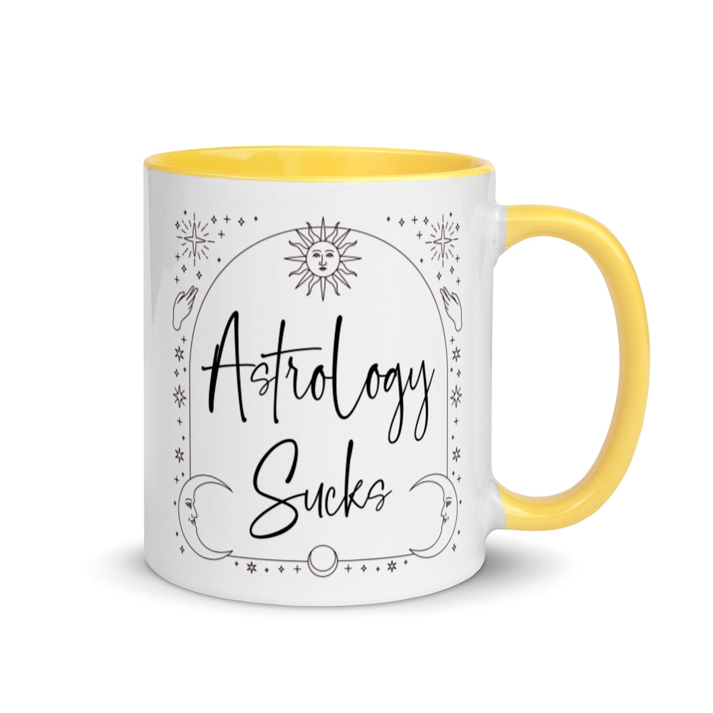 "Astrology Sucks" Mug (Ceramic w/Color Inside)